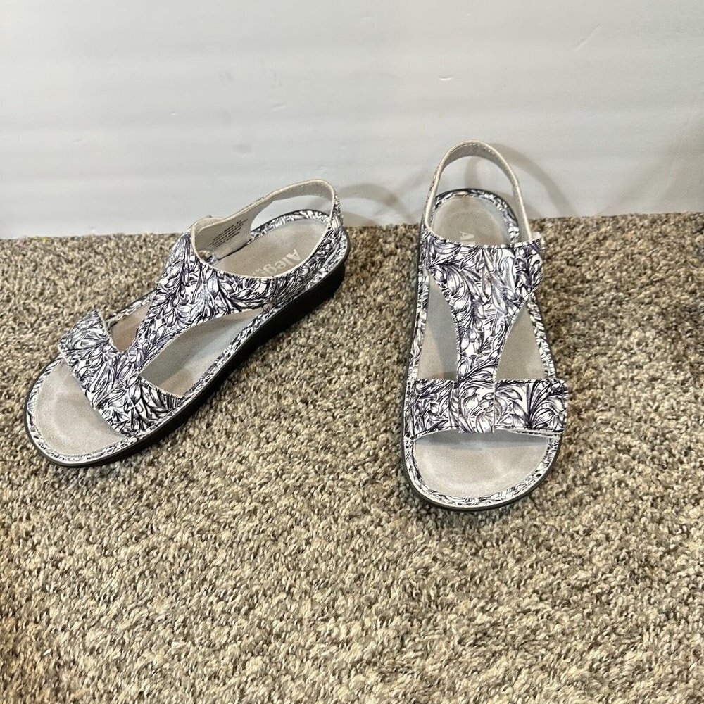 Alegria Kendra Vineland Comfort Leather Sandal US 10.5-11 Wide Ken-769 Floral - Picture 8 of 9
